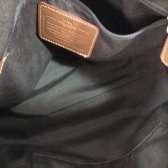 Coach Brown and Tan Signature C’s Tote/Crossbody - Picture 6 of 11